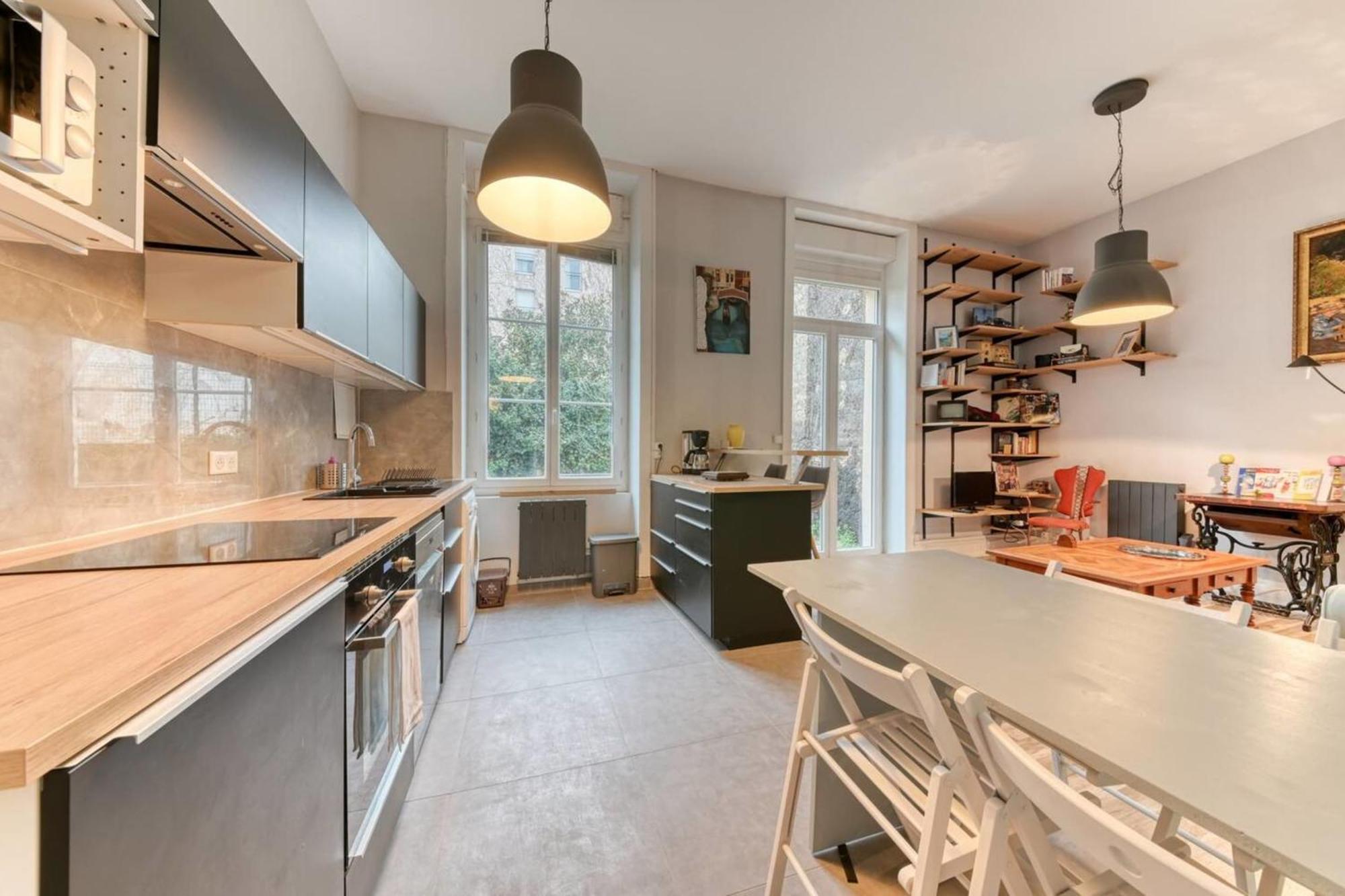 Le Garden City - Bel Appartement Avec Jardin Prive Villeurbanne Exteriér fotografie