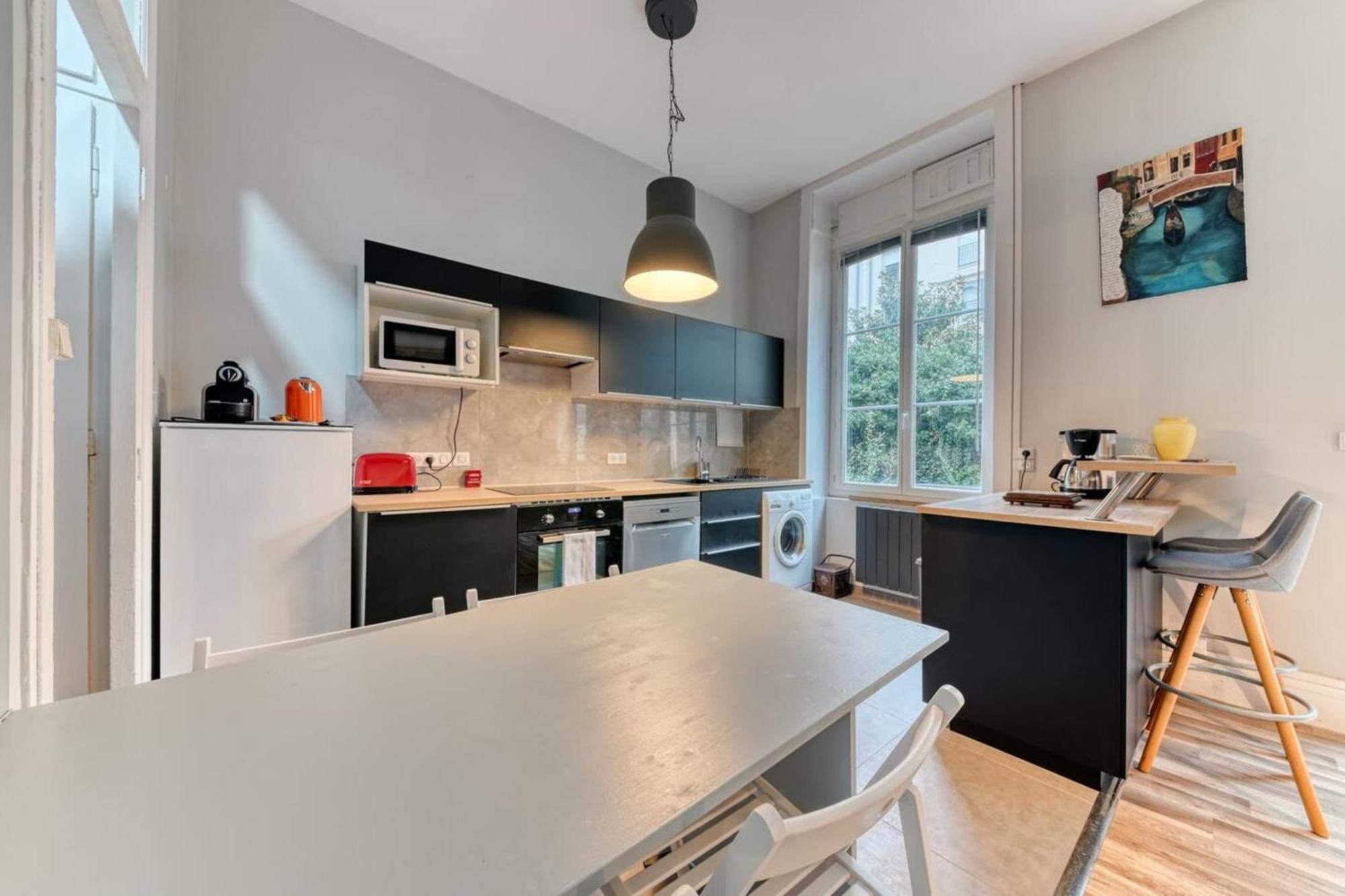 Le Garden City - Bel Appartement Avec Jardin Prive Villeurbanne Exteriér fotografie