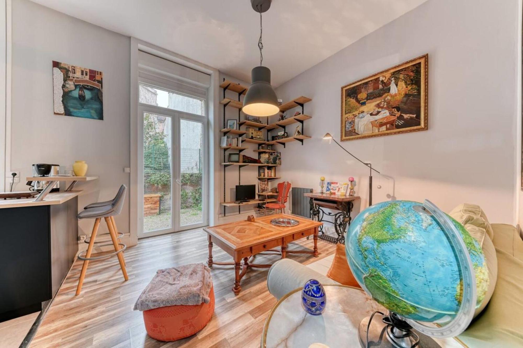 Le Garden City - Bel Appartement Avec Jardin Prive Villeurbanne Exteriér fotografie